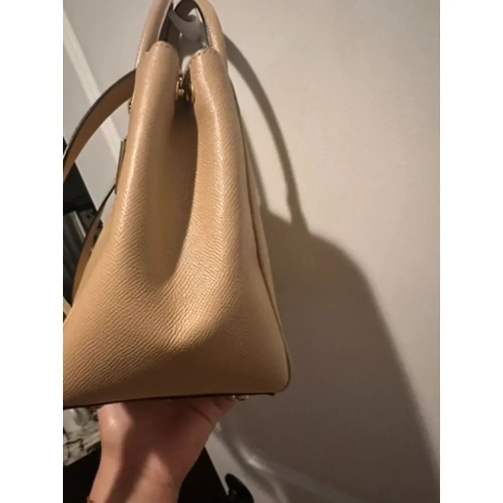 Coach Nude Leather Large Surrey Carryall Women's Purse - Picture 2 of 12